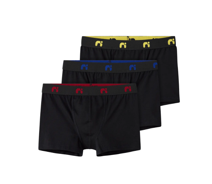 Boxers black print