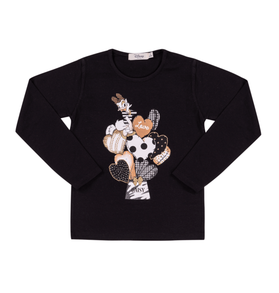 Daisy Duck LS Black