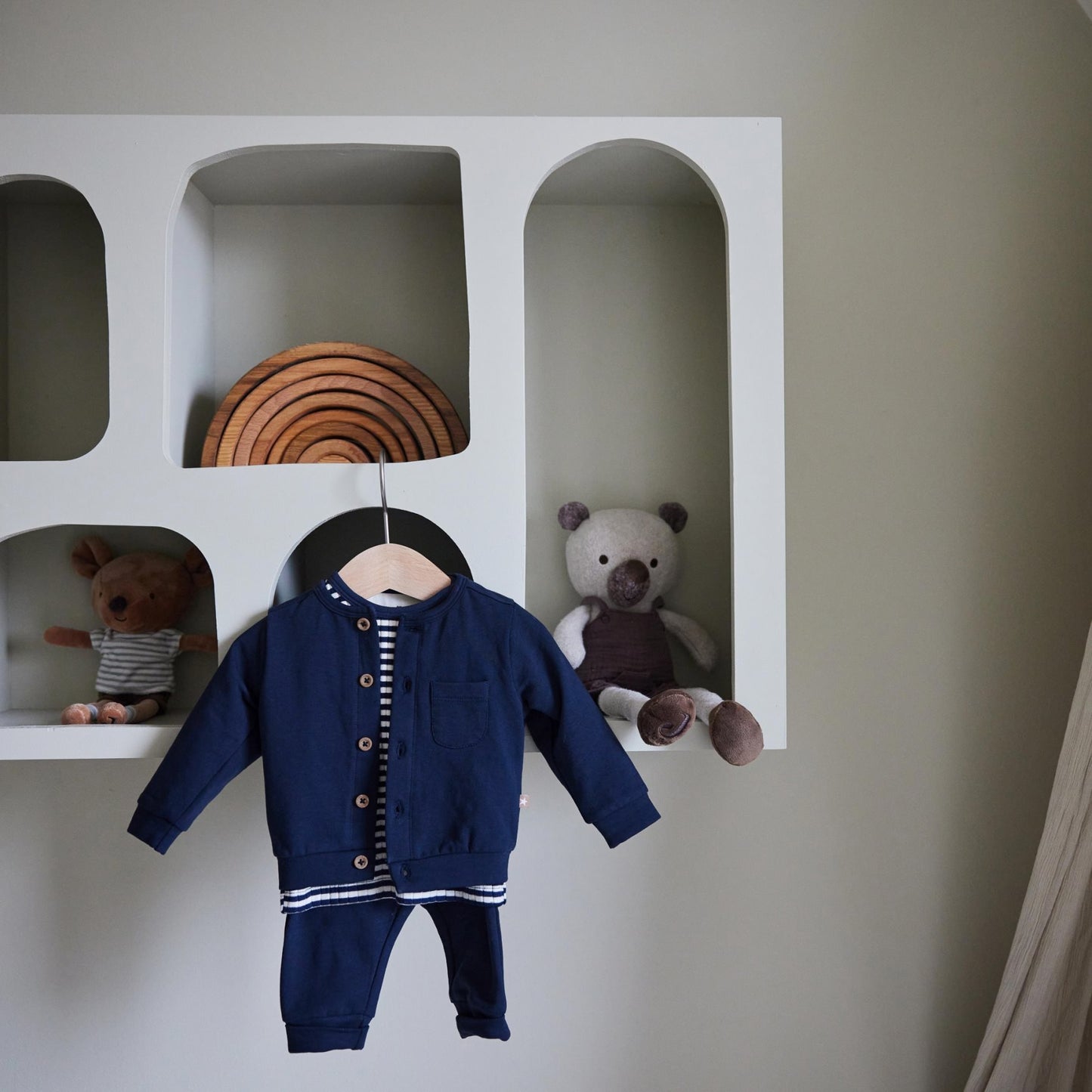 Dirkje 3 delige set Blauw