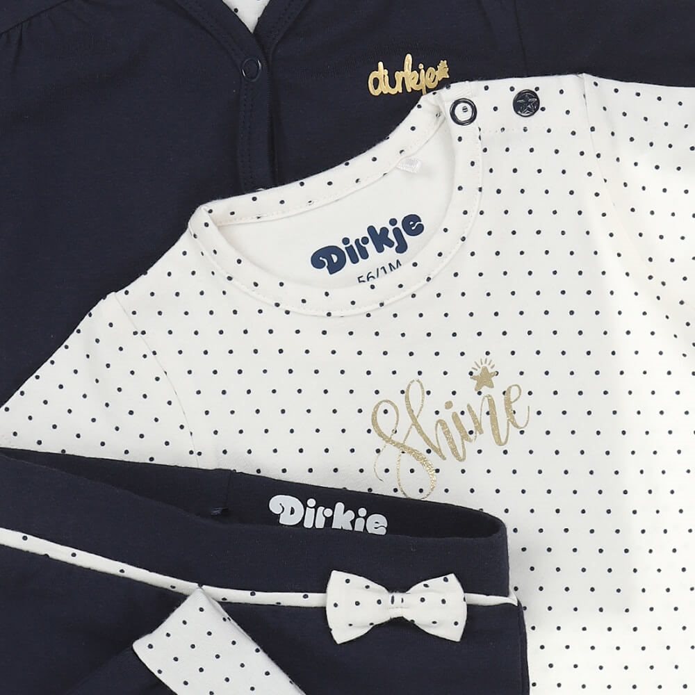 Dirkje Bio Cotton 3 Delig Navy