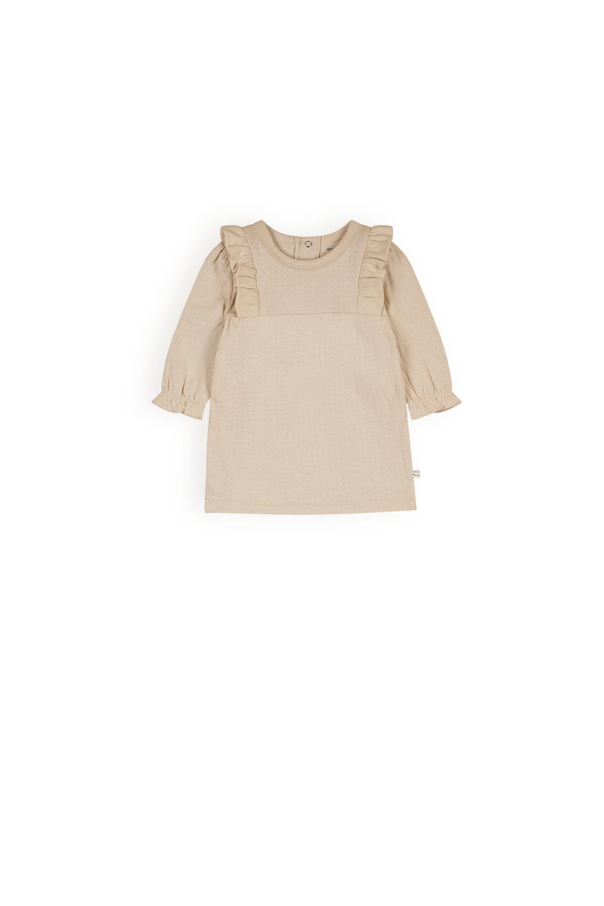 Girls Jersey Dress Oatmeal