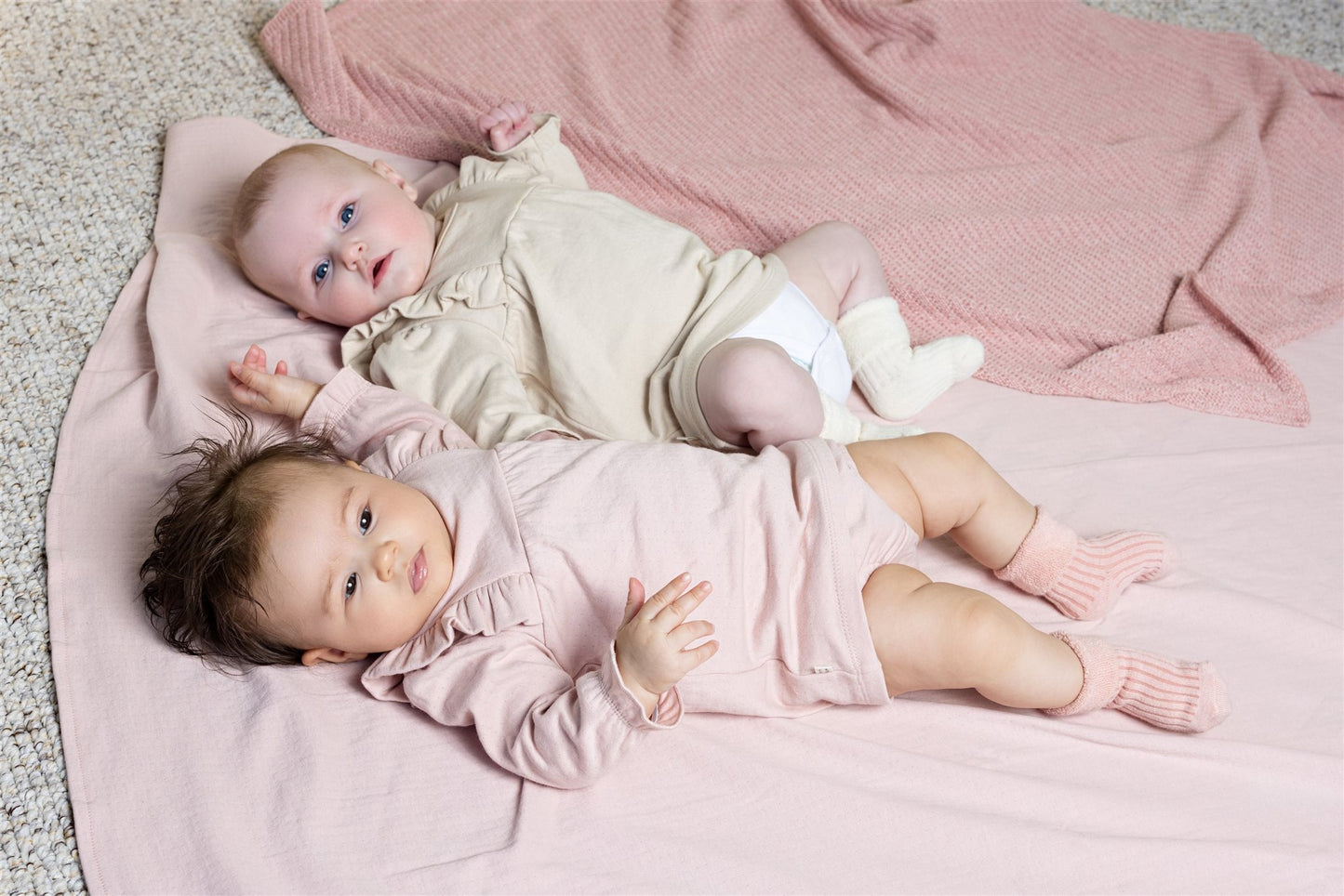 Girls Jersey Dress Oatmeal