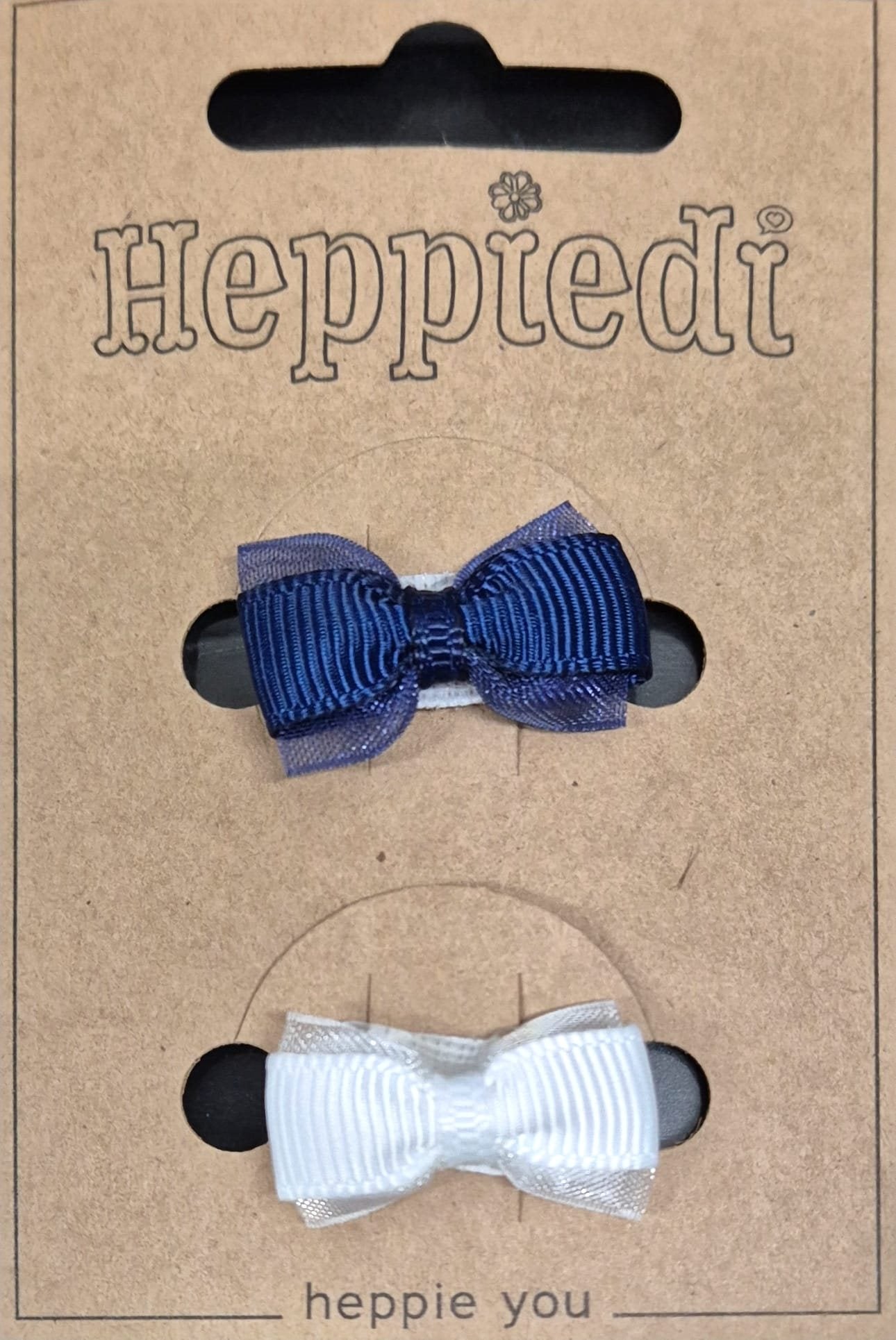 Heppiedi Strik Wit/Blauw