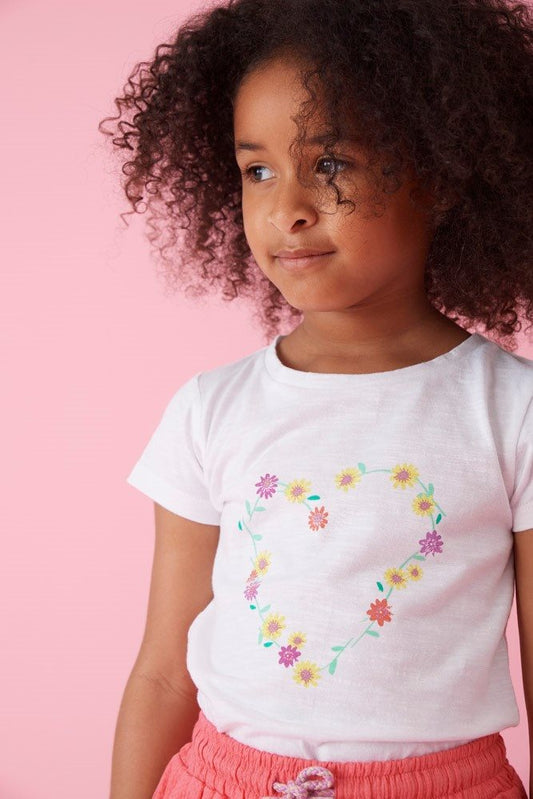 Jubel T-shirt Flower Heart