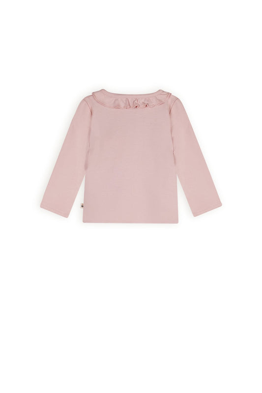 Longsleeve ruffle pink