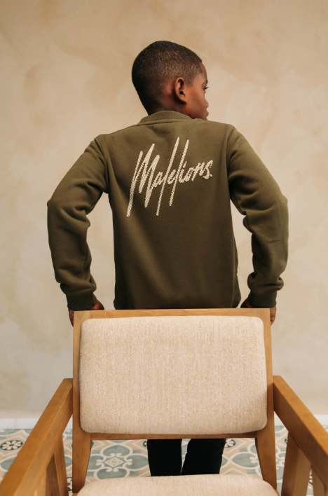 Malelions Striped Sweater