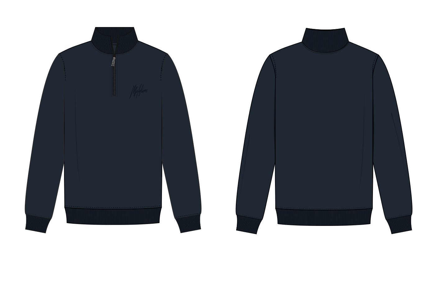 Malelions Zip Sweater