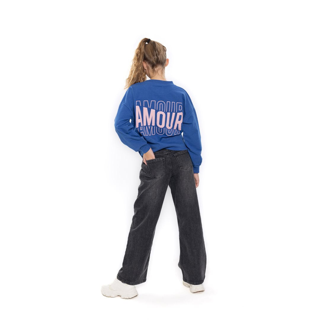 No way monday bleu sweater