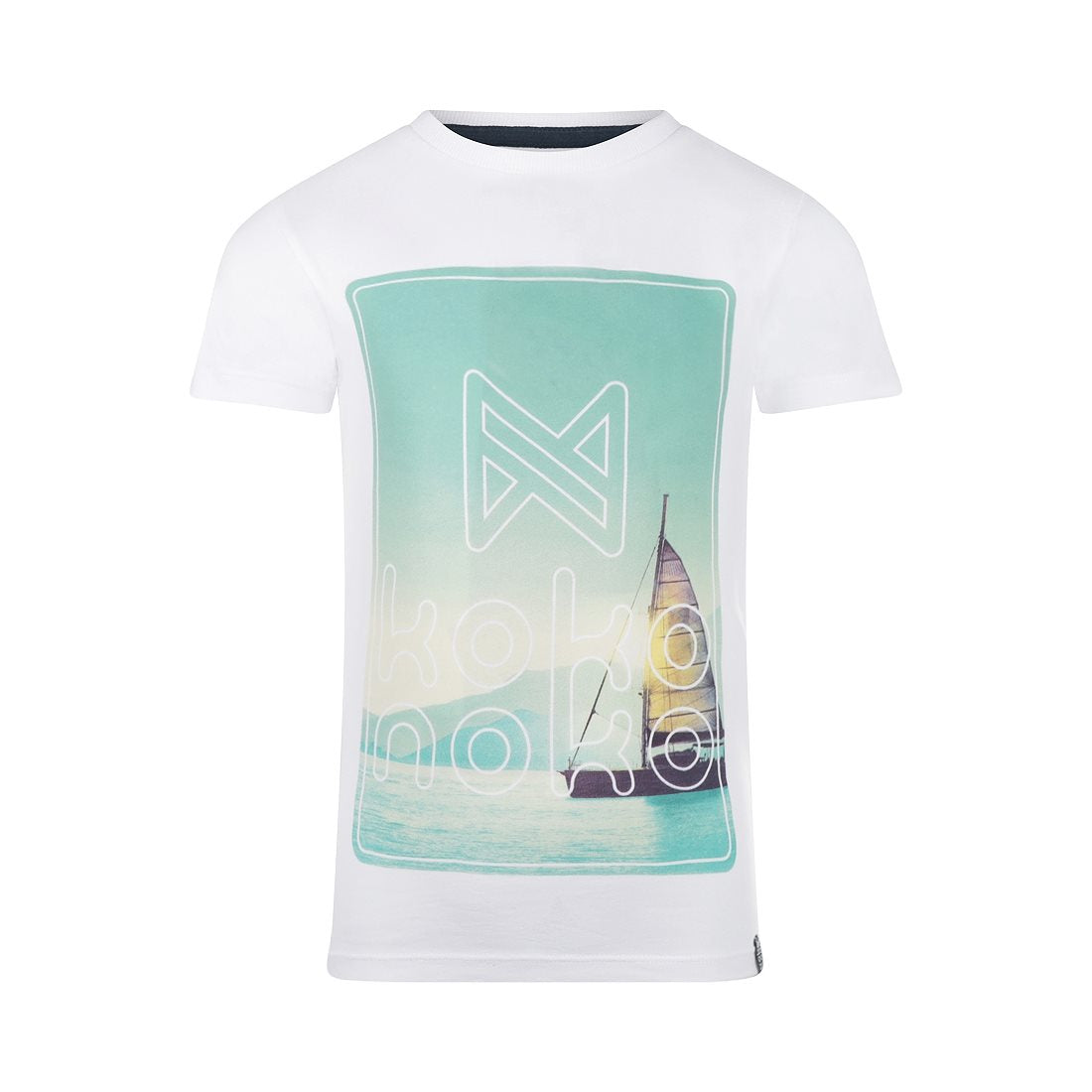 White shirt print