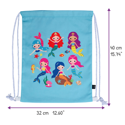 Zeemeermin tas Blauw