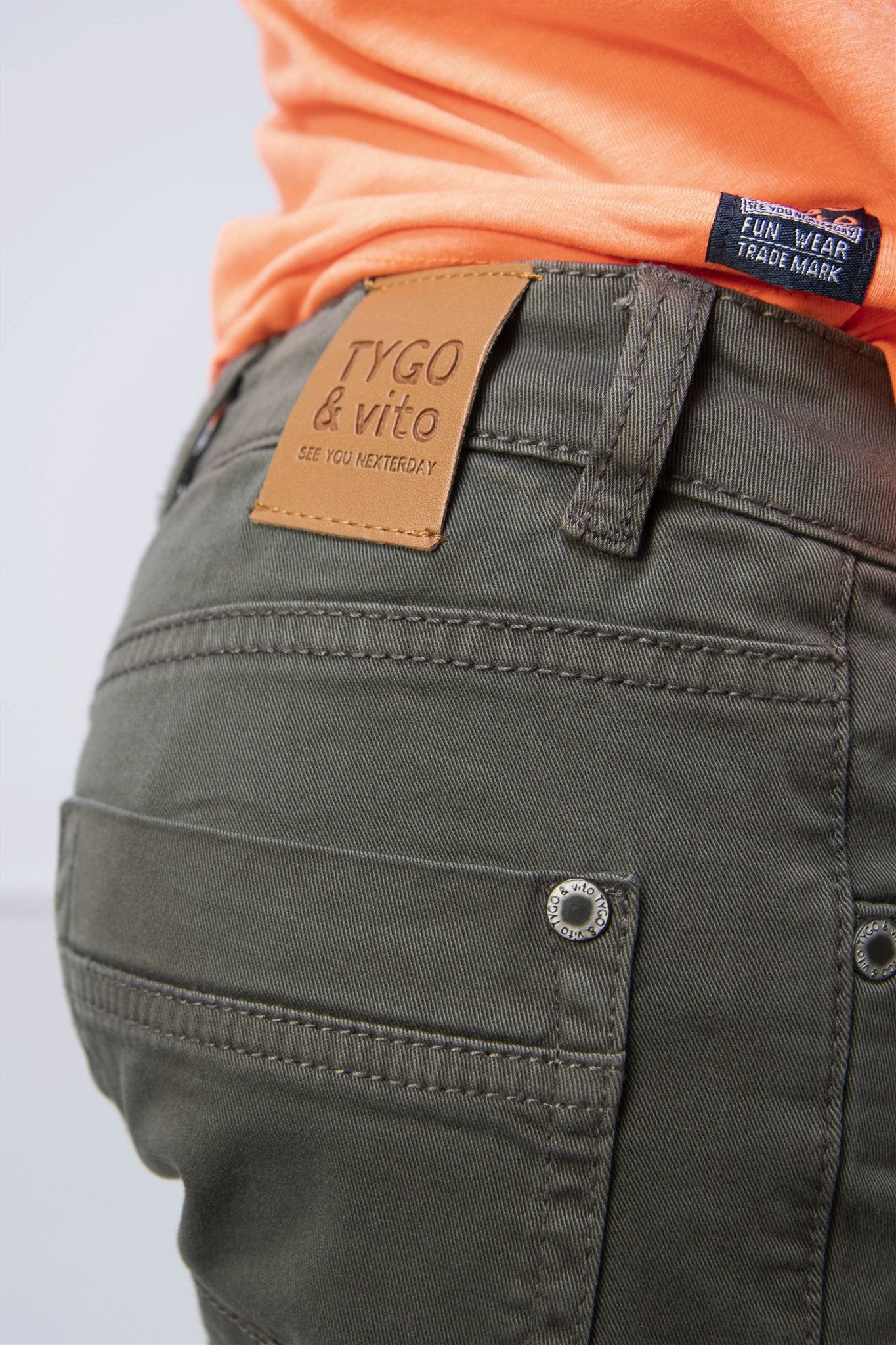 Skinnyfit twill