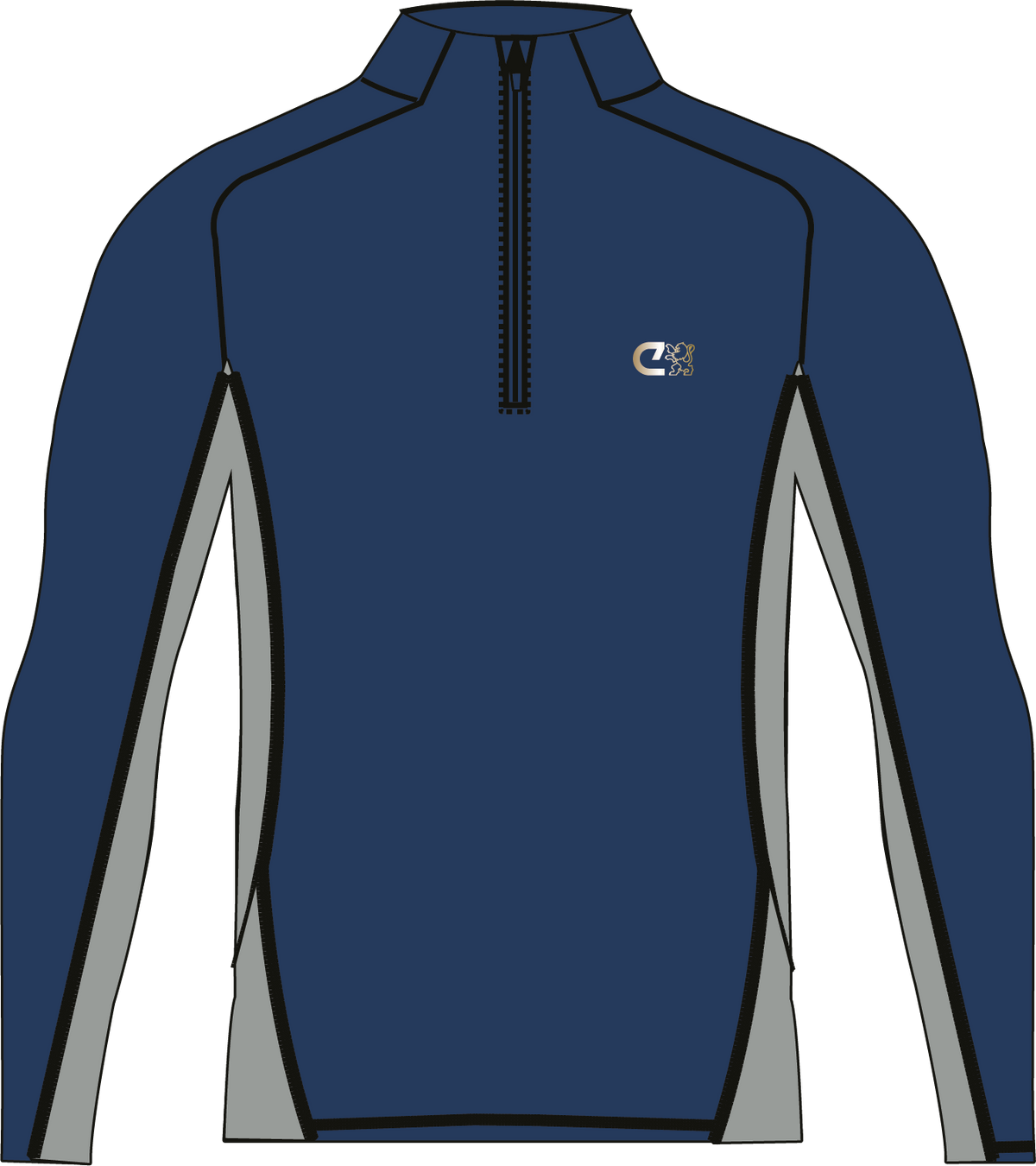 Cruyff Linea 1/4 Zip Sky