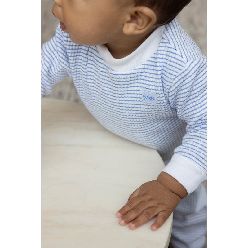 Feetje Pyjama Blauw/Wit