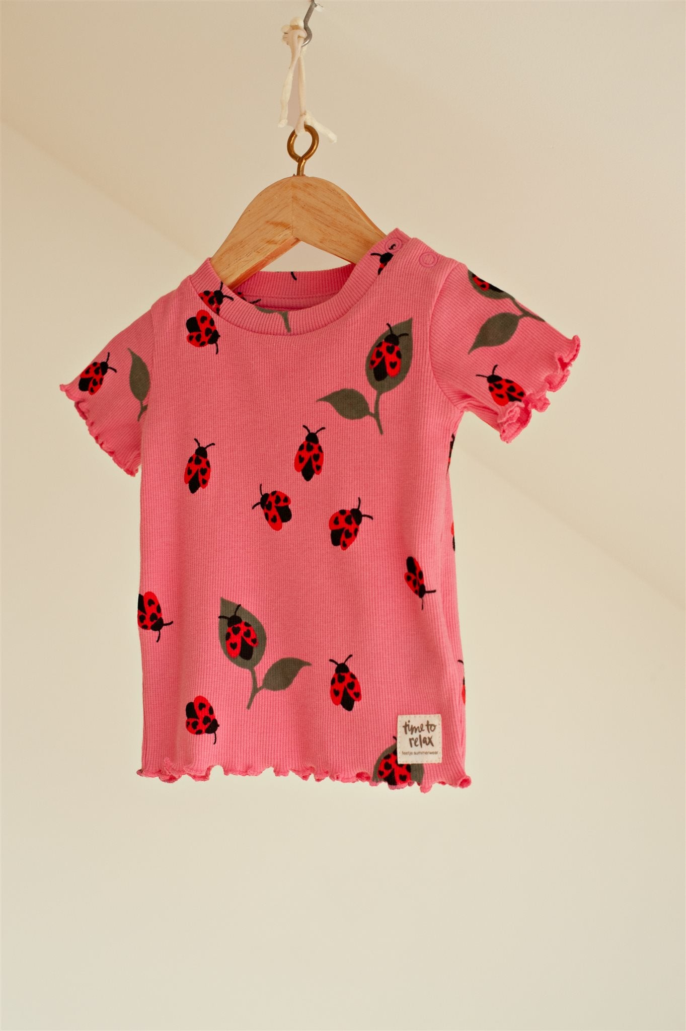Feetje Shortama Ladybug Baby
