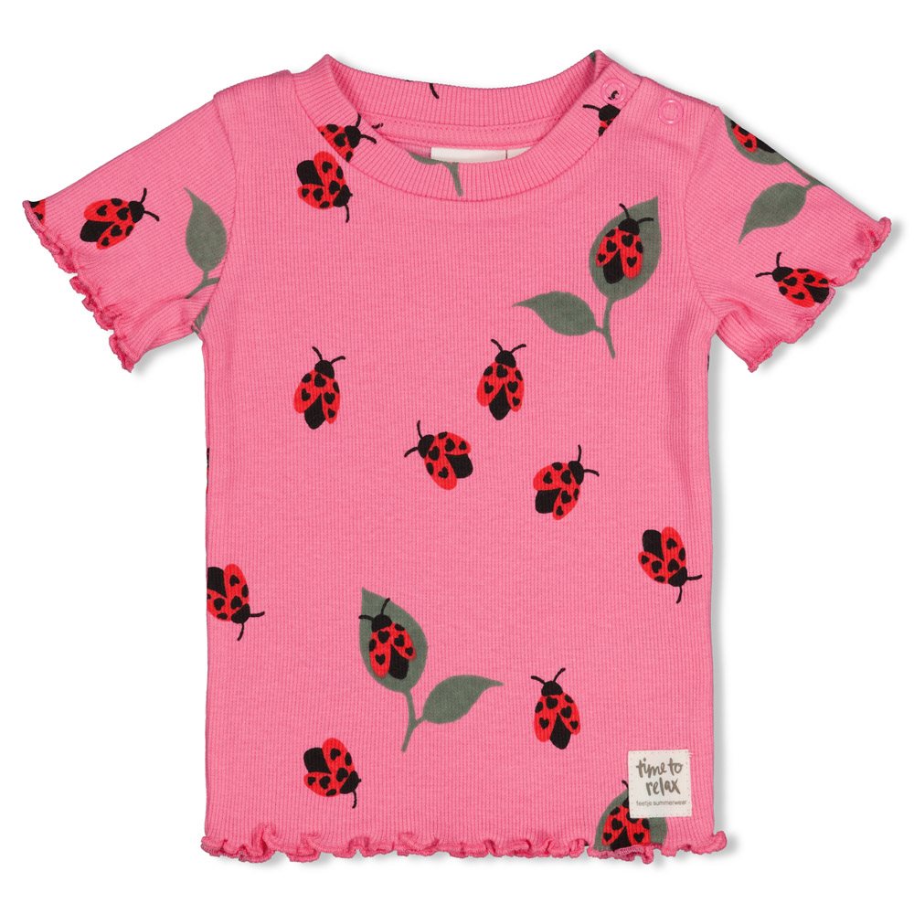 Feetje Shortama Ladybug