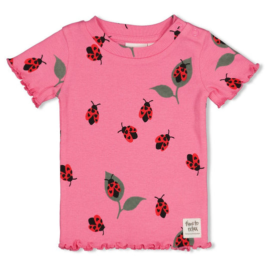Feetje Shortama Ladybug