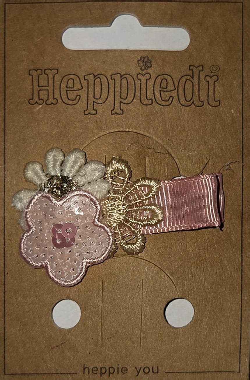 Heppidie 3 grote bloem roze