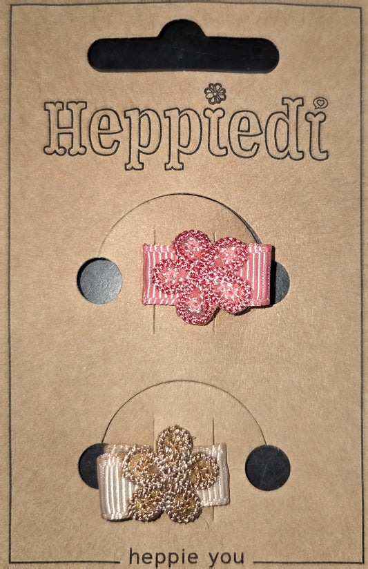 Heppidie Baby Bloem roze/creme