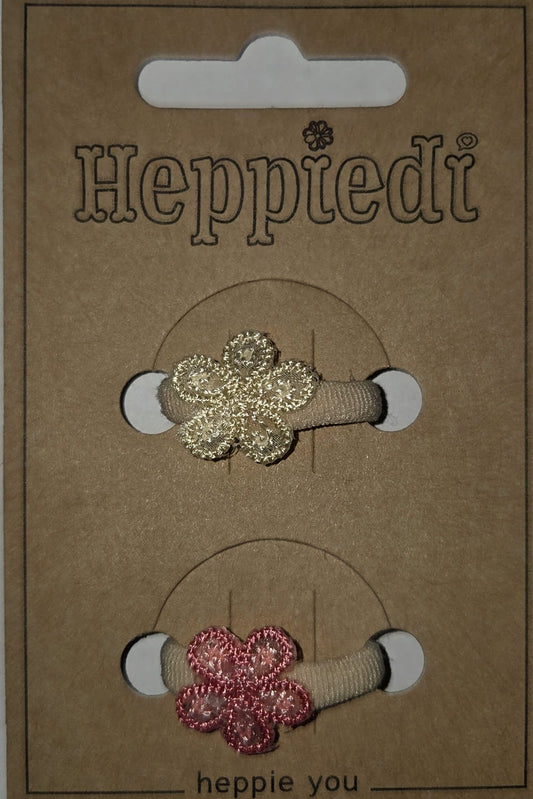 Heppidie Bloem Roze/Wit