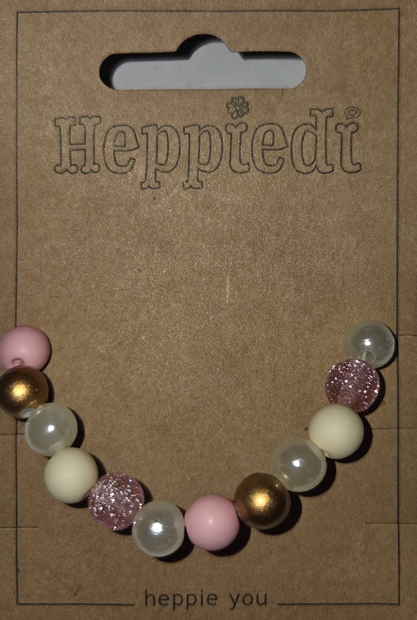 Heppidie Glitter licht Roze