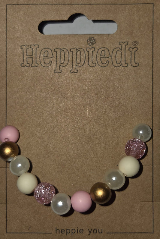 Heppidie Glitter licht Roze