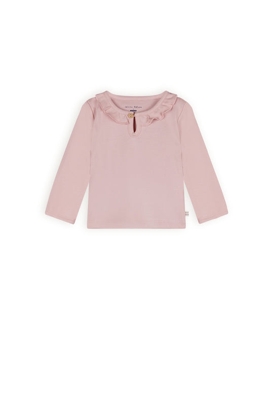 Longsleeve ruffle pink