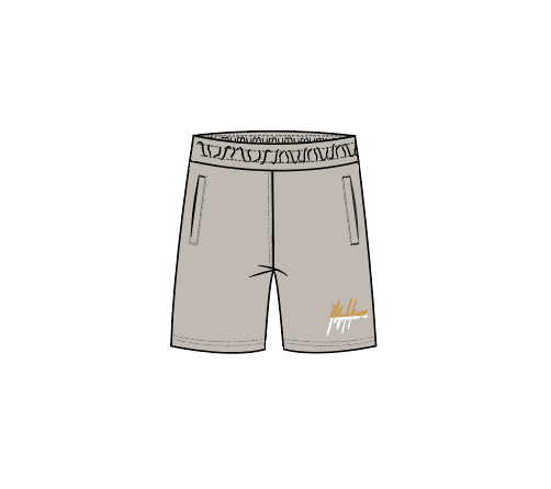 Malelions Split Short Beige