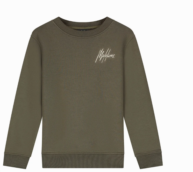 Malelions Striped Sweater