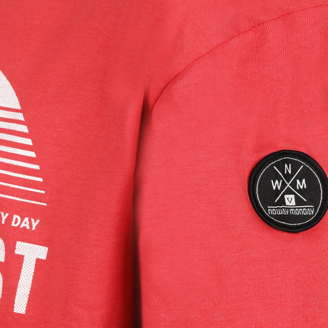 No Way Monday Red Shirt