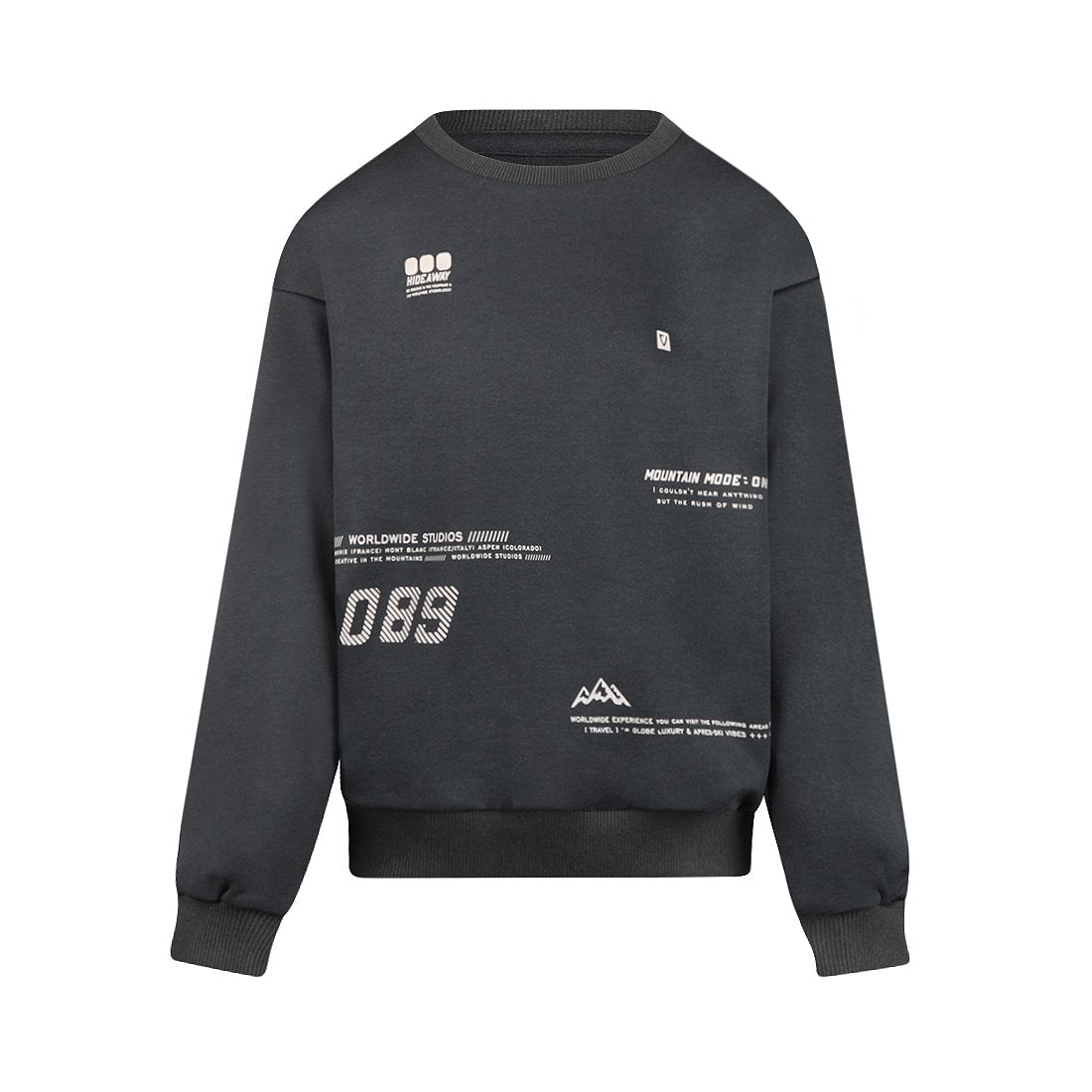 No way monday Gray sweater